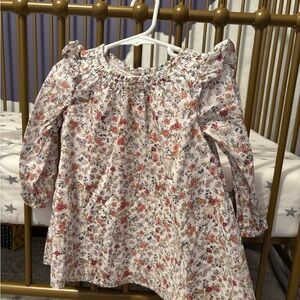 Disney Bambi Floral Long Sleeve Baby Dress